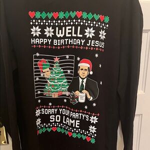 Festive Black Holiday Hoodie